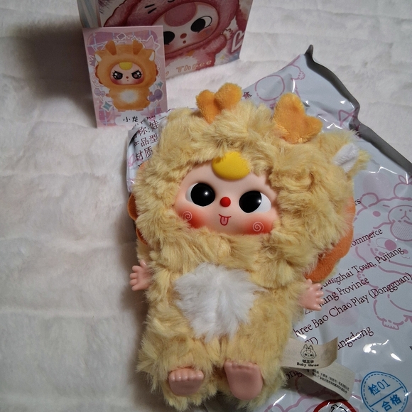 Baby Three Other - Baby Three BB3 De Lovely Dragon Pendant Blind Box. Confirmed & Opened 160⁰ Eyes